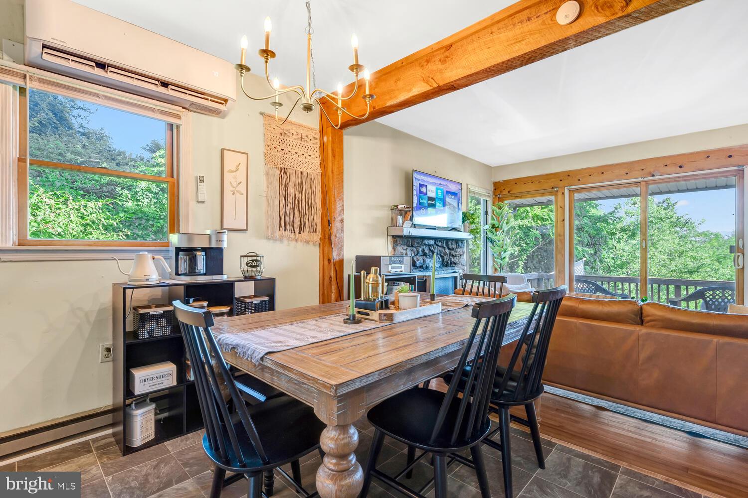6235 South Page Valley Road Luray, VA 22835 - Photo 13 of 52 Charming dining space with nature views.
