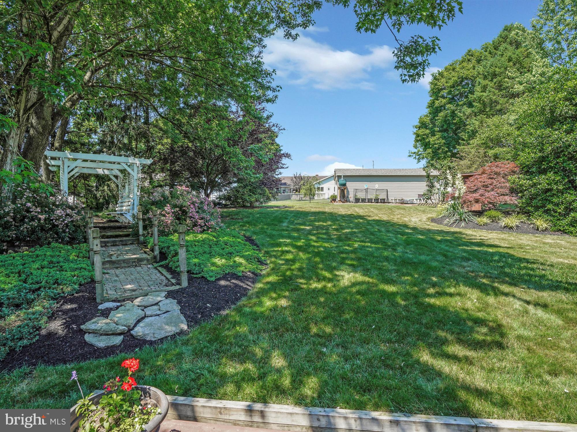 7 Clark Road Annville, PA 17003 - Photo 24 of 27 Rear Yard and Pergola