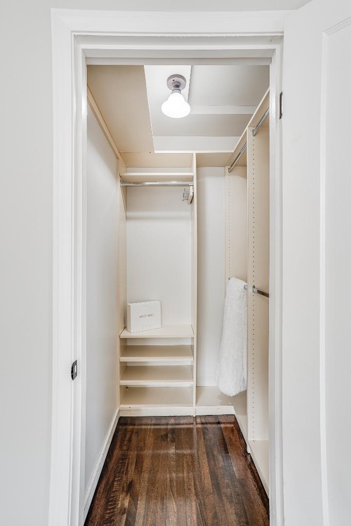 100 Chestnut Street San Carlos, CA 94070 - Photo 32 of 45 a view of walk in closet with empty racks