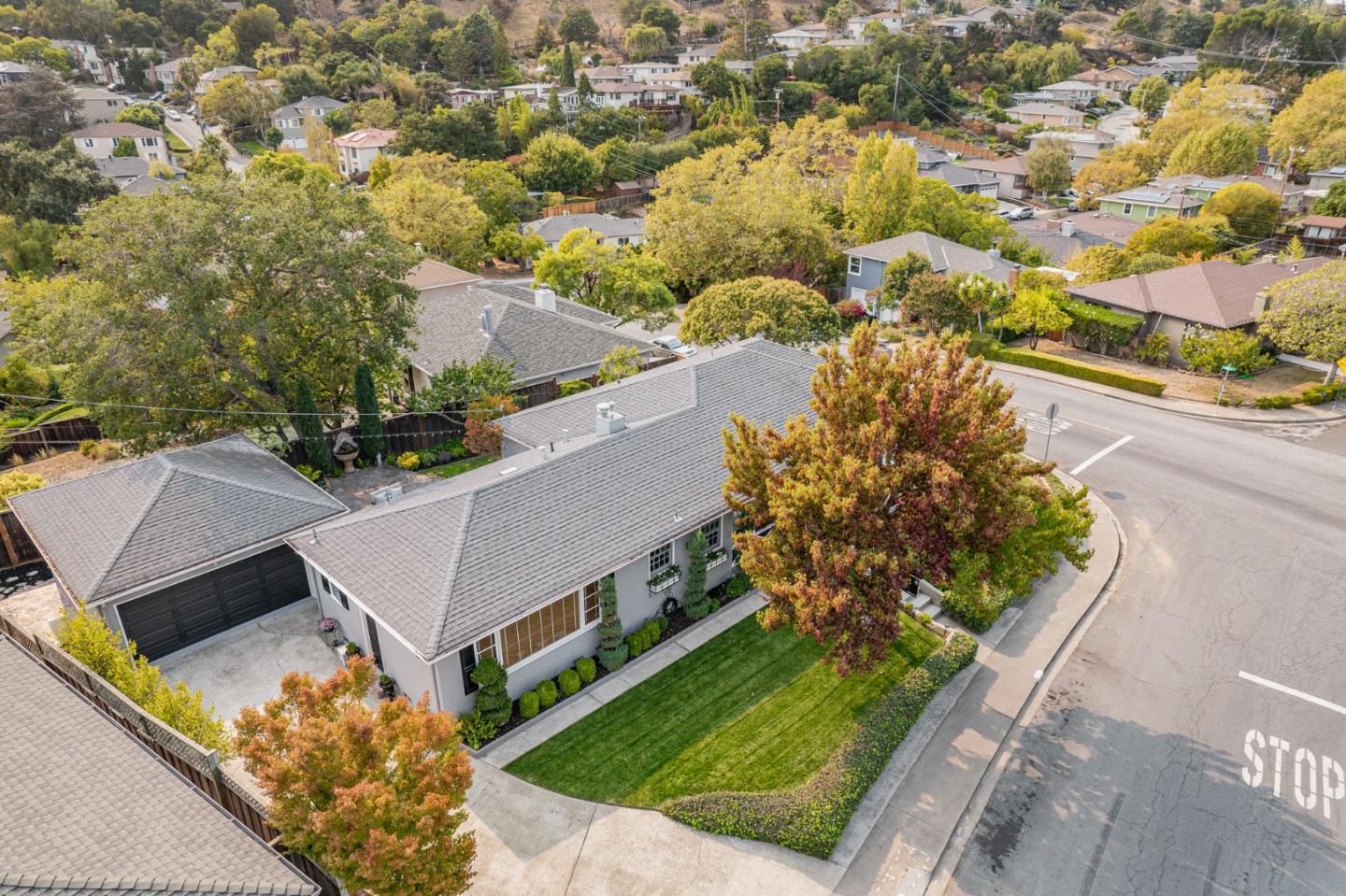 100 Chestnut Street San Carlos, CA 94070 - Photo 42 of 45 an aerial view of a house