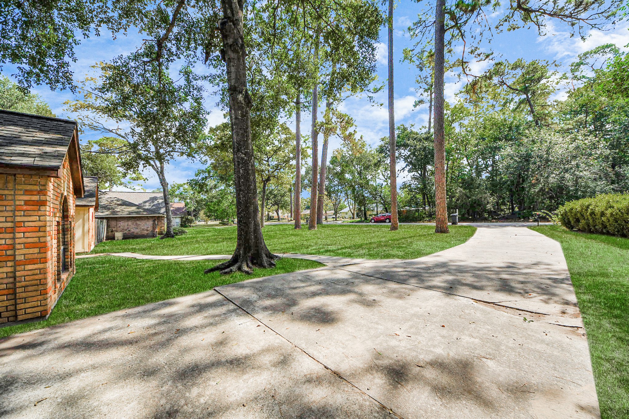411 Dover Lane Spring, TX 77373 - Photo 6 of 40 a view of a park with tree s