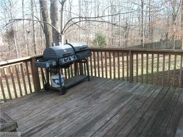 4406 Hunters Run Trinity, NC 27370 - Photo 12 of 15 Patio/Deck. Great decking. Grill remains. Overlooks private back yard.