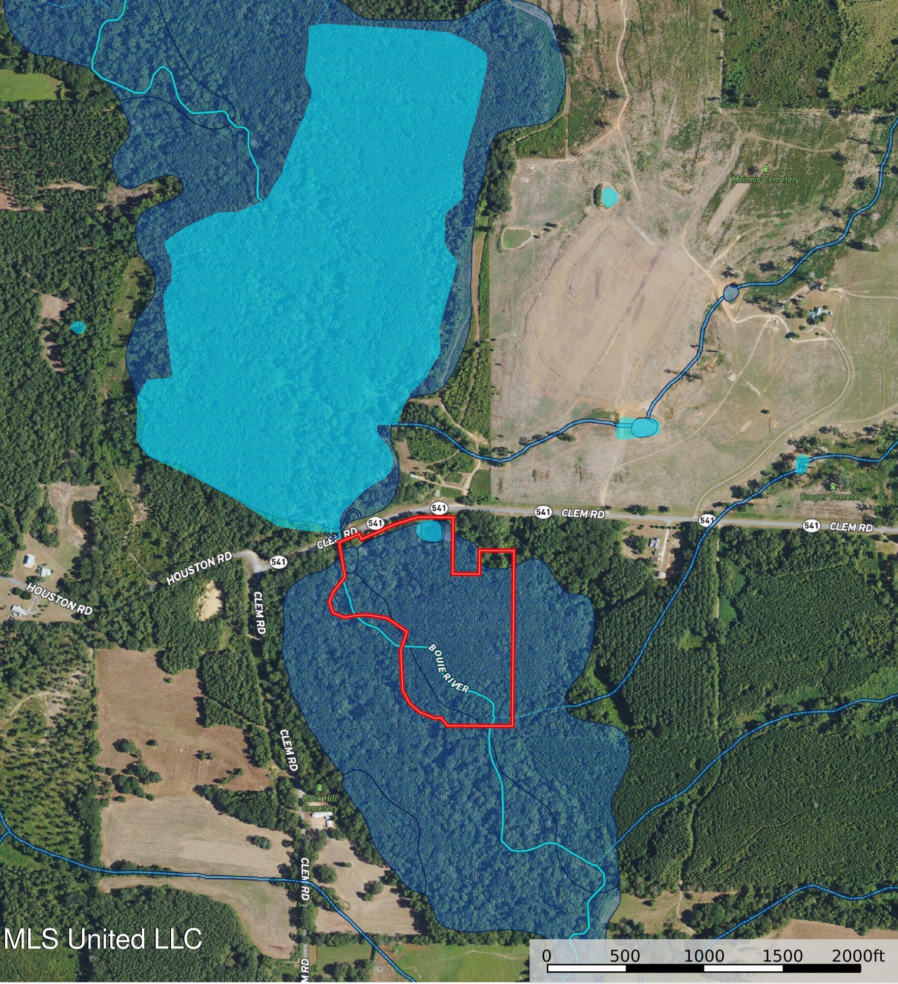 63 Clem Road Mount Olive, MS 39119 - Photo 56 of 56 Wetland Map