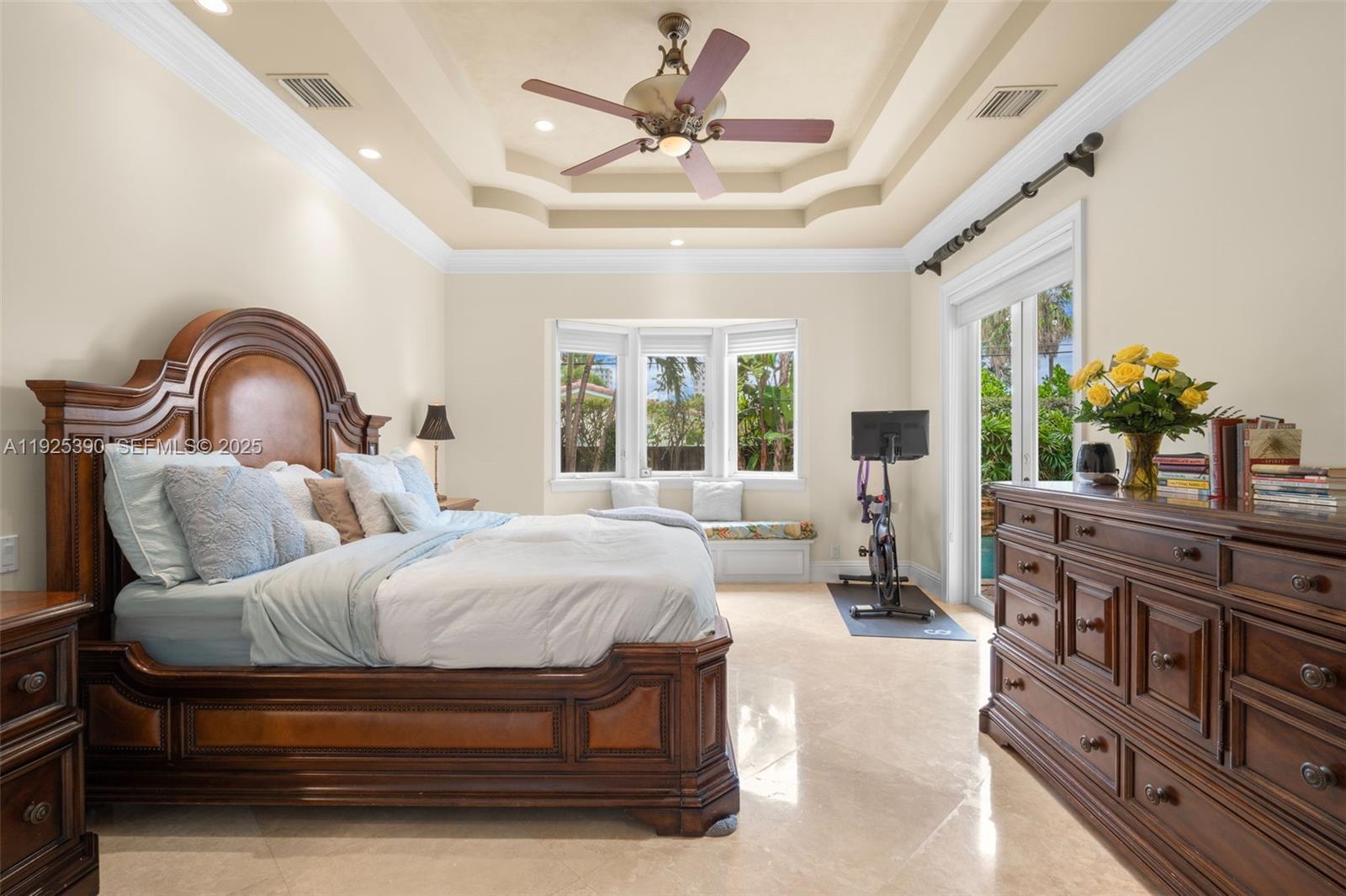 3406 Leigh Road Pompano Beach, FL 33062 - Photo 17 of 49 a bedroom with a bed couch and window
