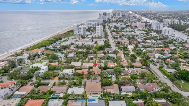 a view of outdoor space and ocean view