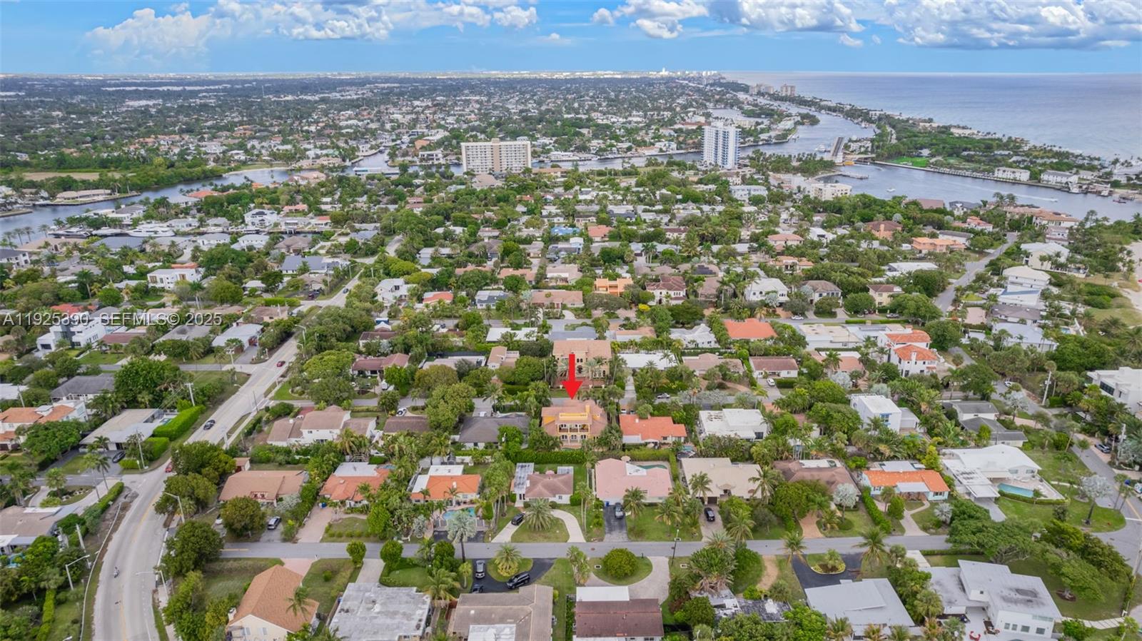 3406 Leigh Road Pompano Beach, FL 33062 - Photo 46 of 49 an aerial view of multiple house