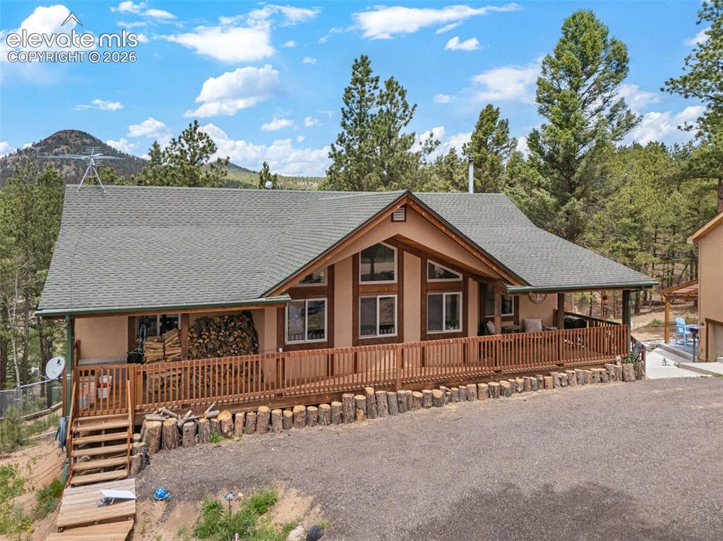 897 Fossil Creek Road Florissant, CO 80816 - Photo 1 of 47 an aerial view of a house