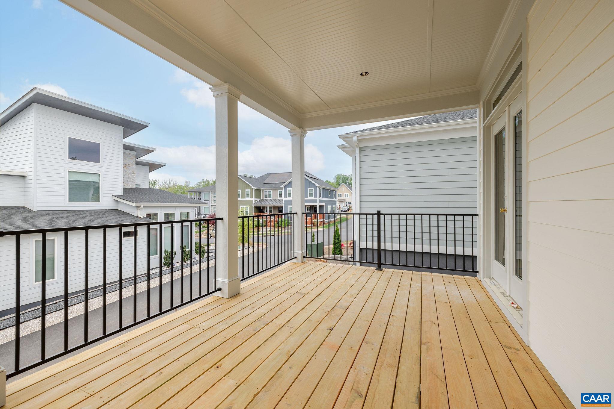 444 Nicholson Street Charlottesville, VA 22901 - Photo 15 of 26 a view of balcony with wooden floor