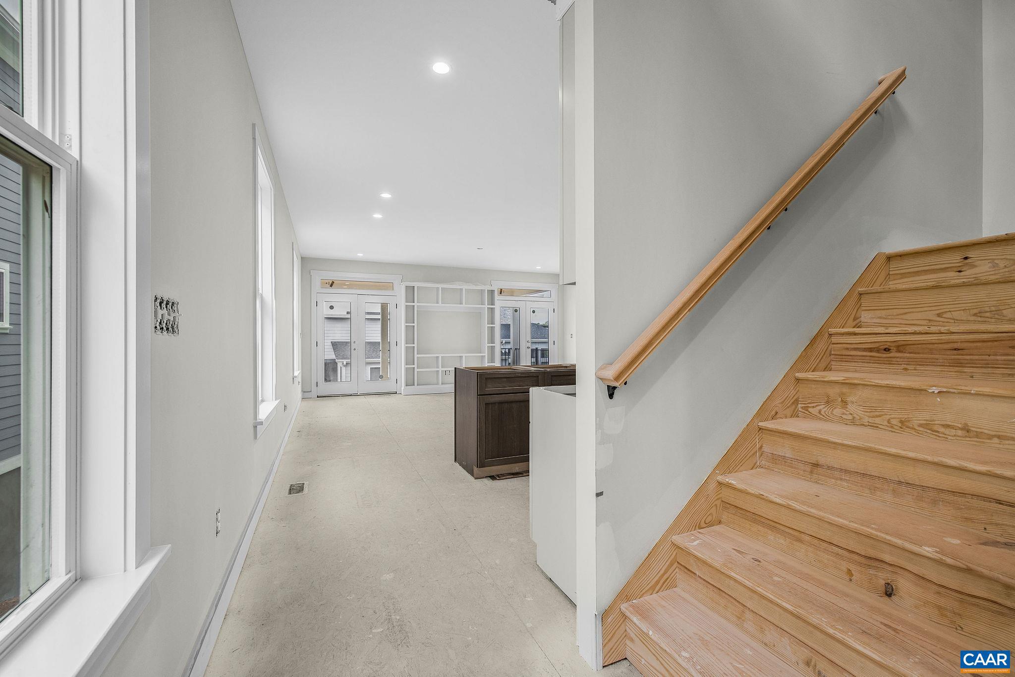 444 Nicholson Street Charlottesville, VA 22901 - Photo 5 of 26 a view of entryway and hall with wooden floor