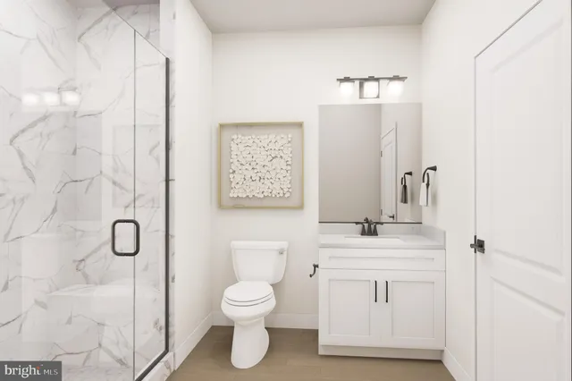 a living room with furniture and windows