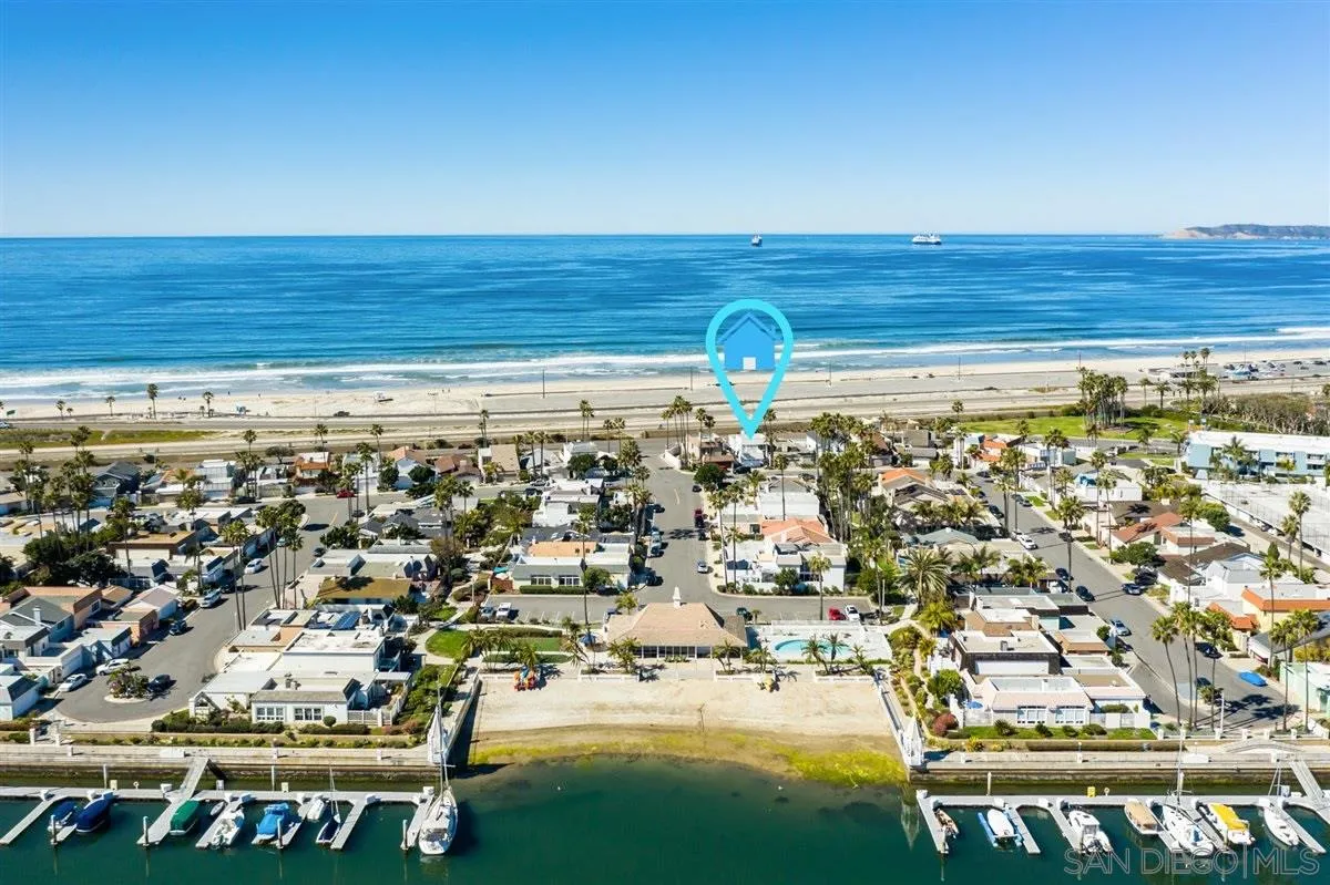 48 Half Moon Bend Coronado, CA 92118 - Photo 40 of 41 a view of a swimming pool and an ocean view