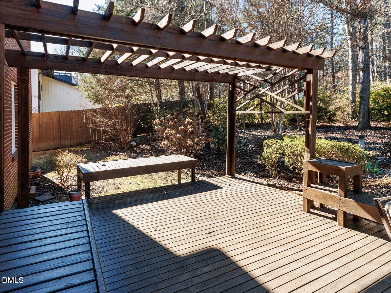 4109 Glen Laurel Drive Raleigh, NC 27612 - Photo 34 of 50 deck and pergola