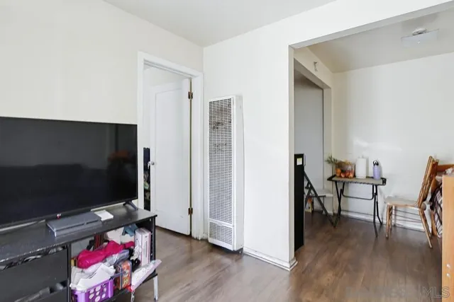 a room with furniture and a window