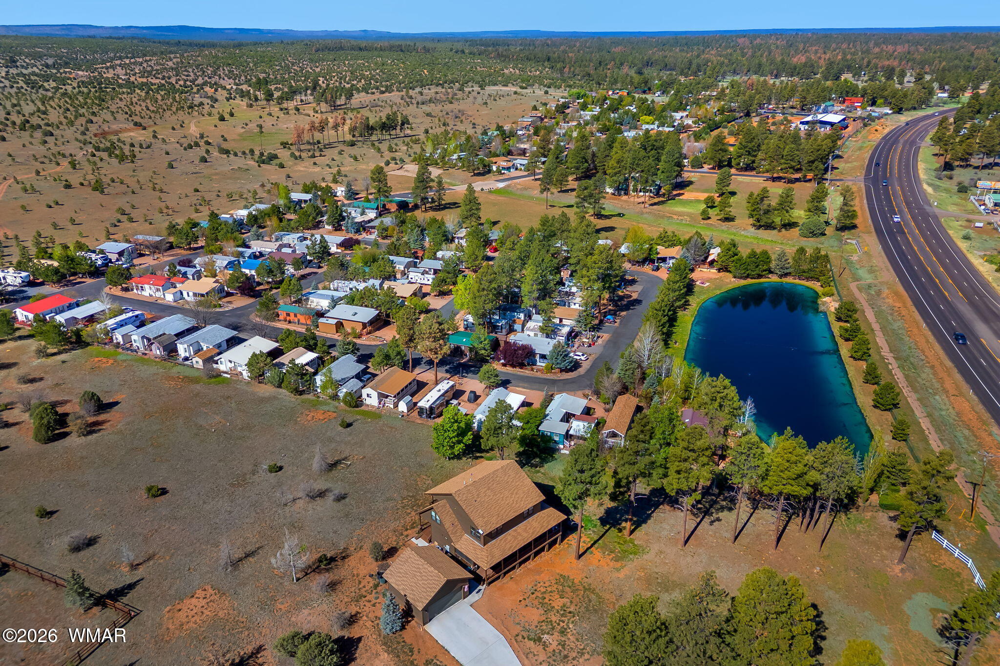 2725 Whiskey Road Overgaard, AZ 85933 - Photo 28 of 32 an aerial view of multiple house