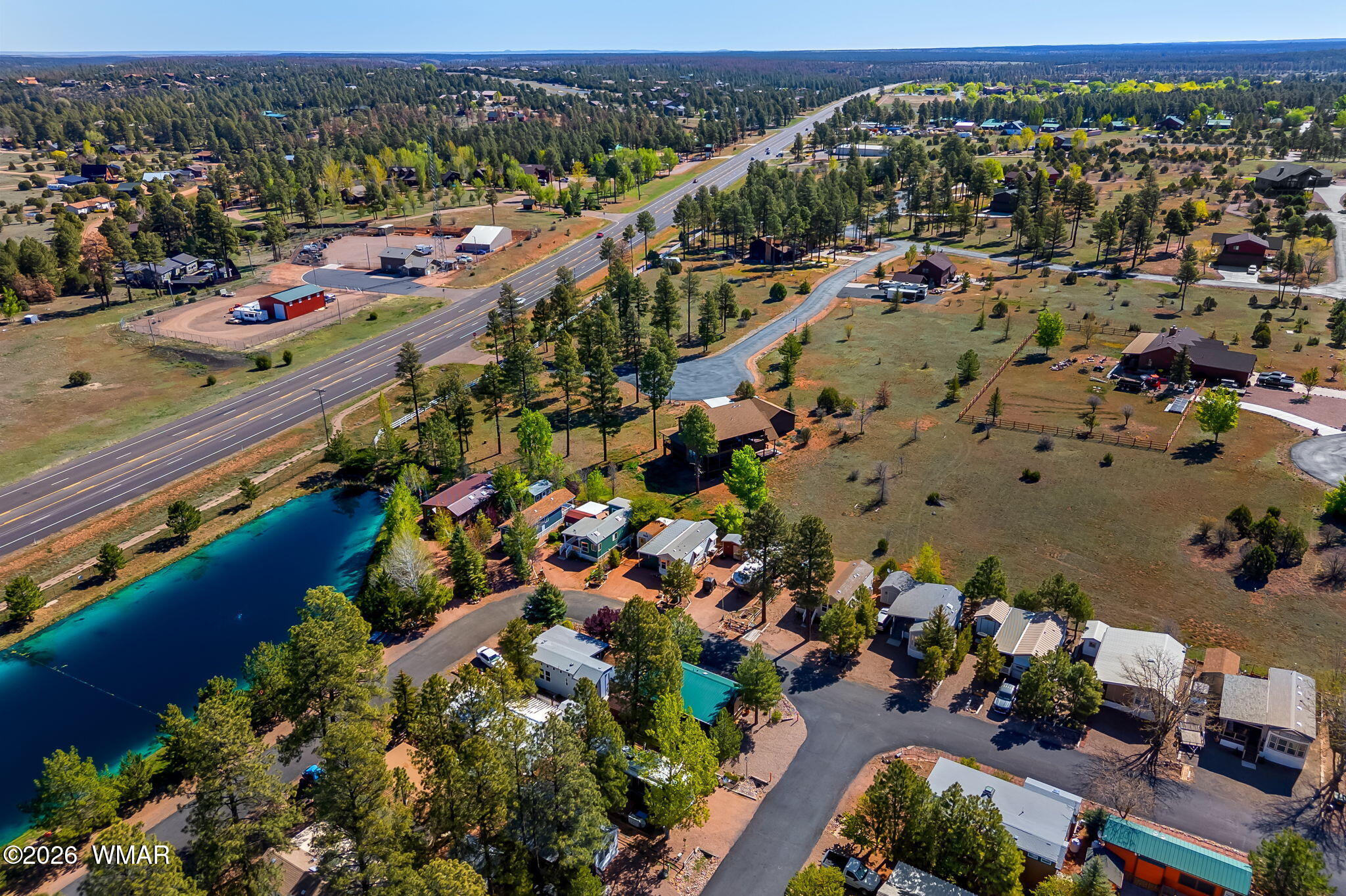 2725 Whiskey Road Overgaard, AZ 85933 - Photo 29 of 32 an aerial view of a city