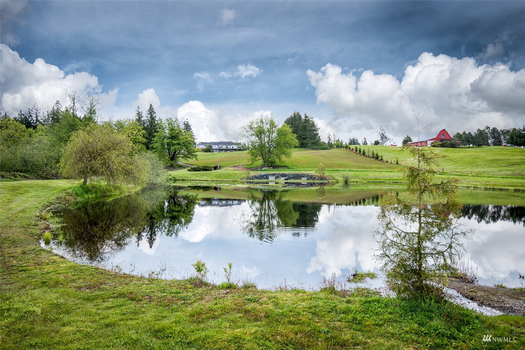 9647 Axlund Road Lynden, WA 98264 - Photo 5 of 39 a view of a lake from a yard
