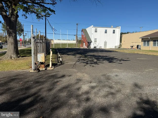 a view of road with trees