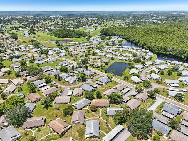 an outdoor view with patio