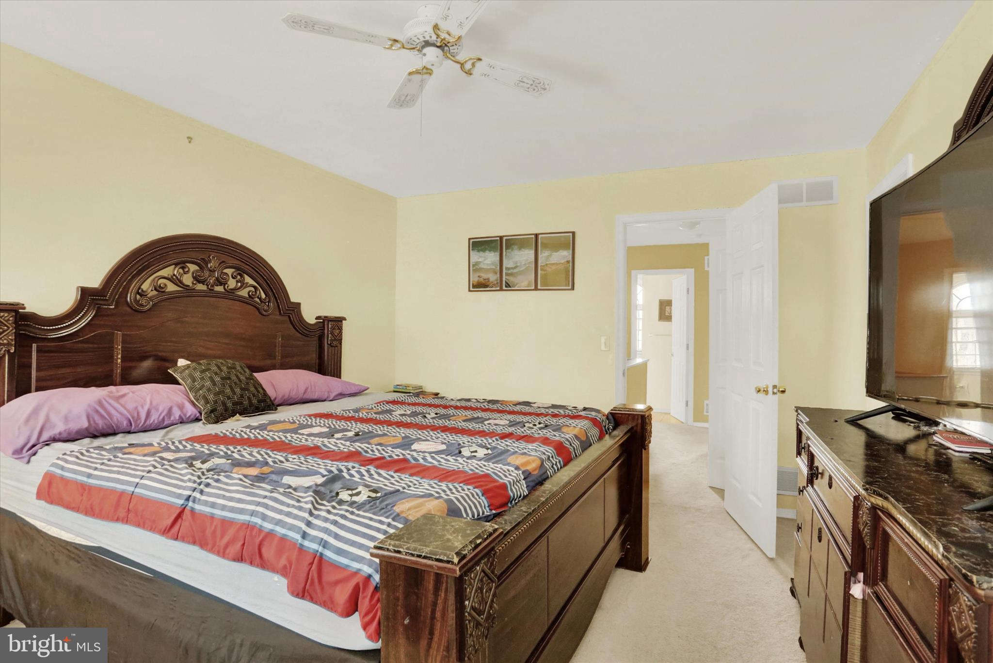 1947 Deer Path Road Harrisburg, PA 17110 - Photo 15 of 32 a bedroom with a bed and a flat screen tv