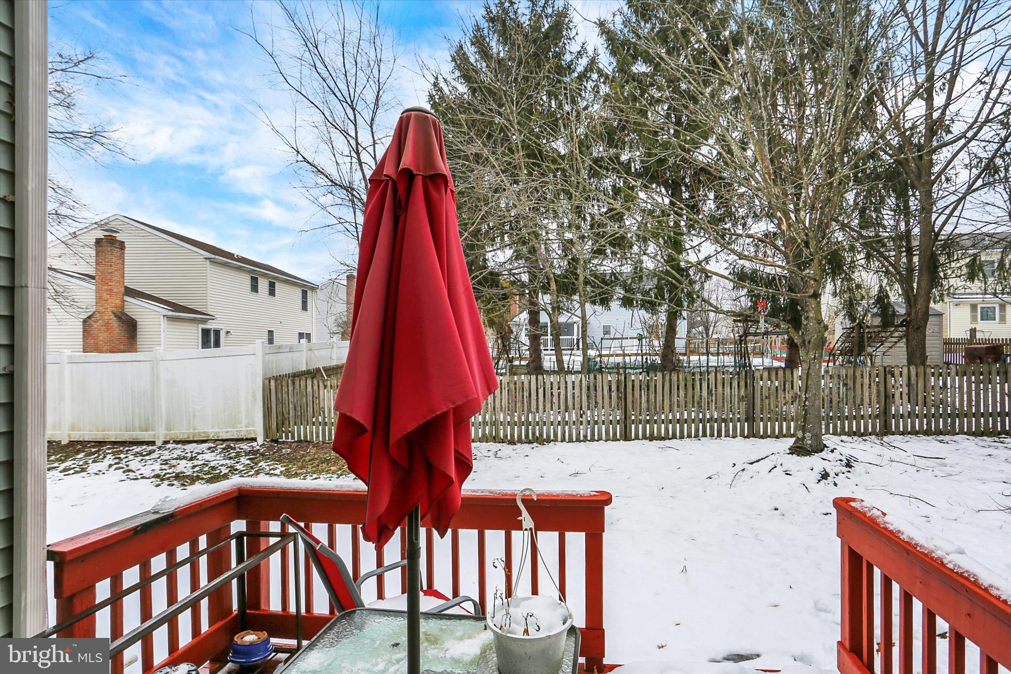 1947 Deer Path Road Harrisburg, PA 17110 - Photo 24 of 32 a view of a backyard with a small deck