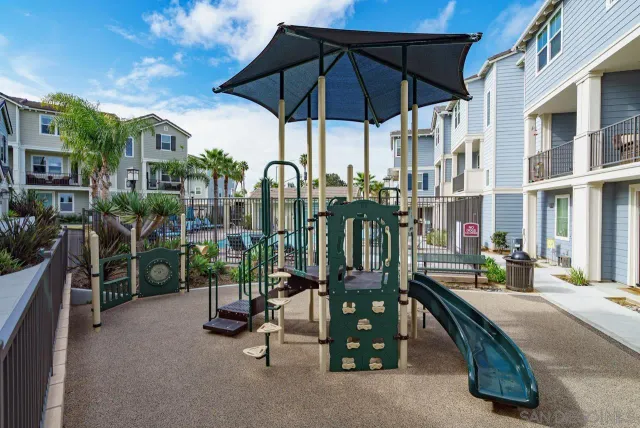 a view of street with sitting area