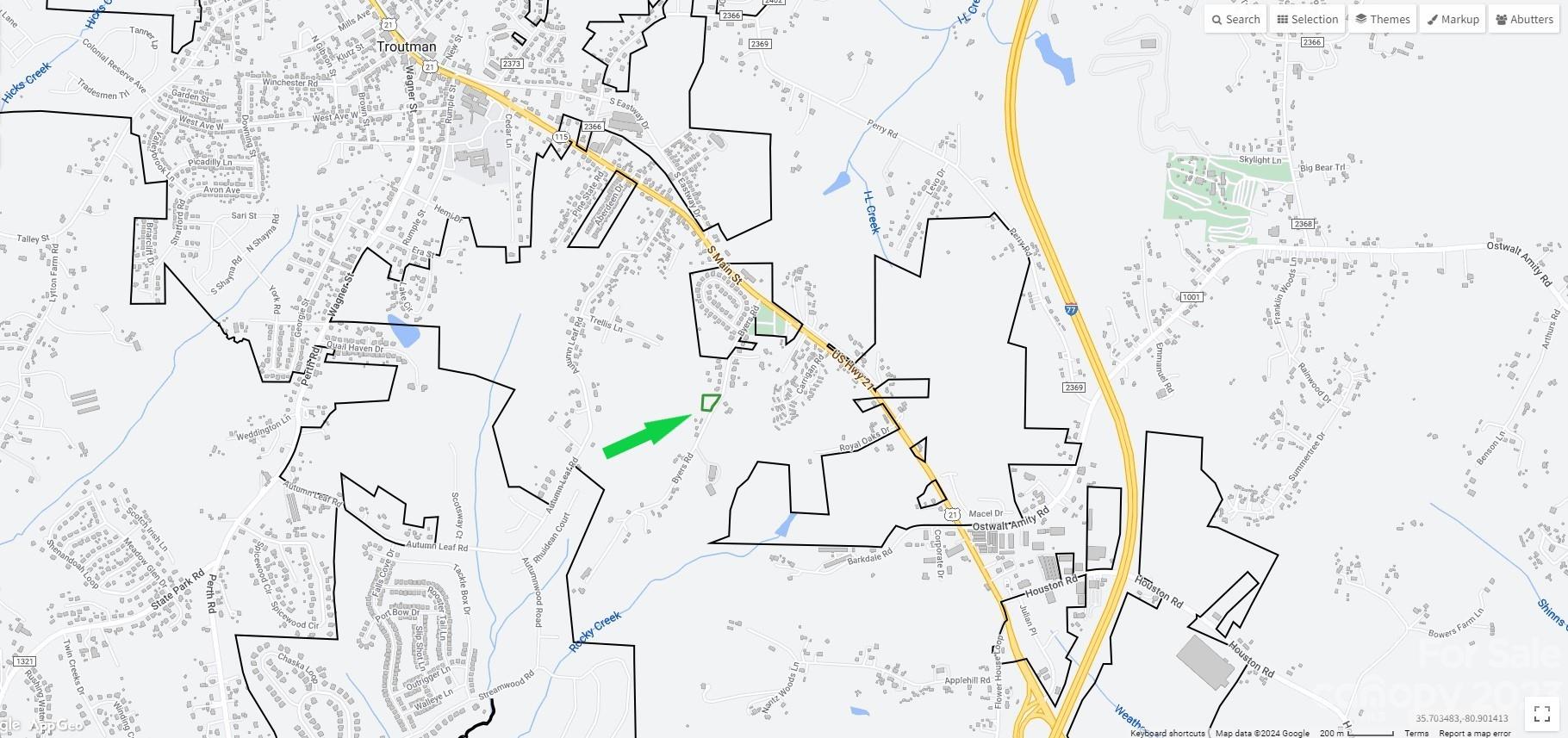 0 Byers Road Troutman, NC 28166 - Photo 5 of 5 a white vase with flowers on it