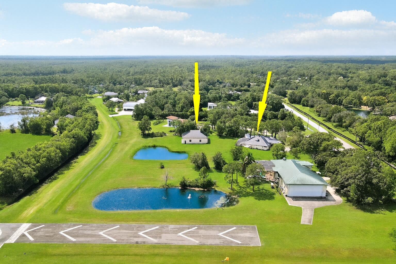 18851 Mack Dairy Road Jupiter, FL 33478 - Photo 46 of 47 Aerial run way to house