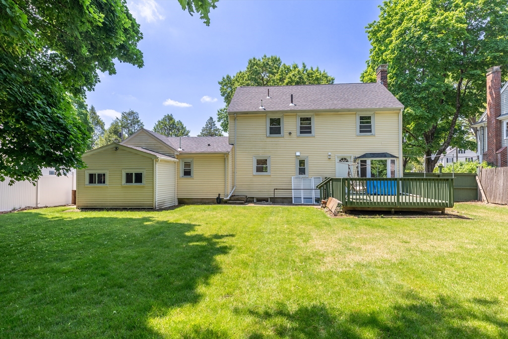 21 Allerton Road Milton, MA 02186 - Photo 38 of 42 a view of a house with a swimming pool and a yard