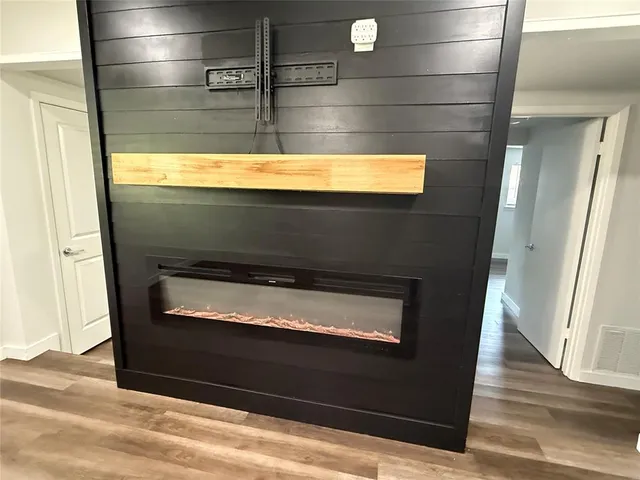 a close view of washer and dryer