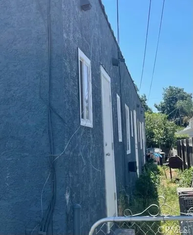 a backyard of a house