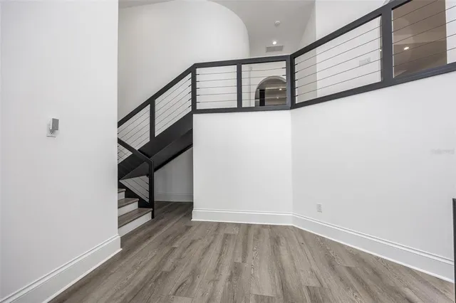 a view of a house with a boat