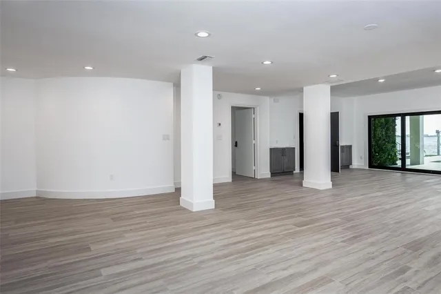 a view of a ocean from a roof deck