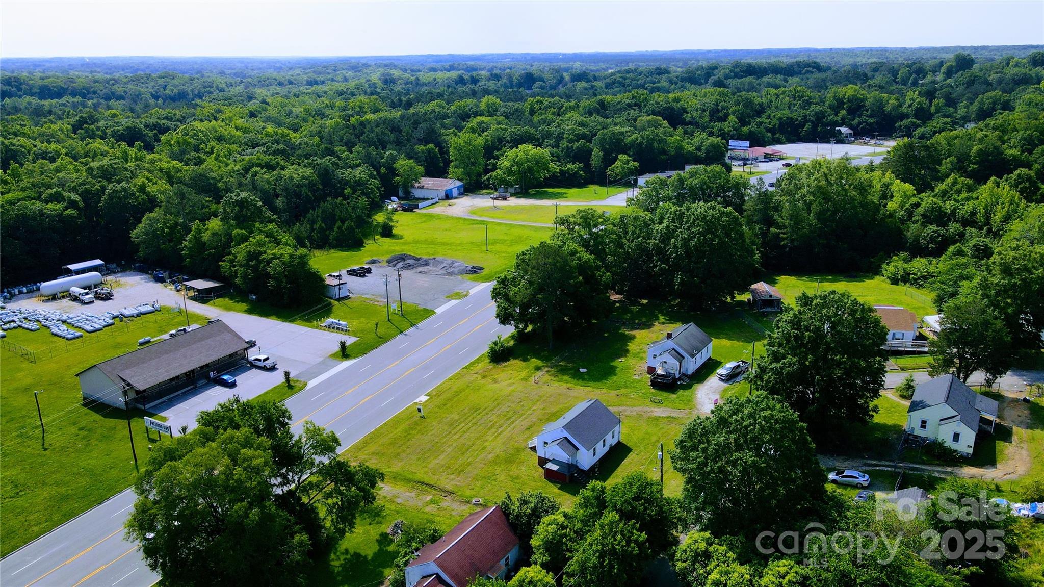 556 6th Street Chester, SC 29706 - Photo 12 of 17 a view of a lush green forest with swimming pool