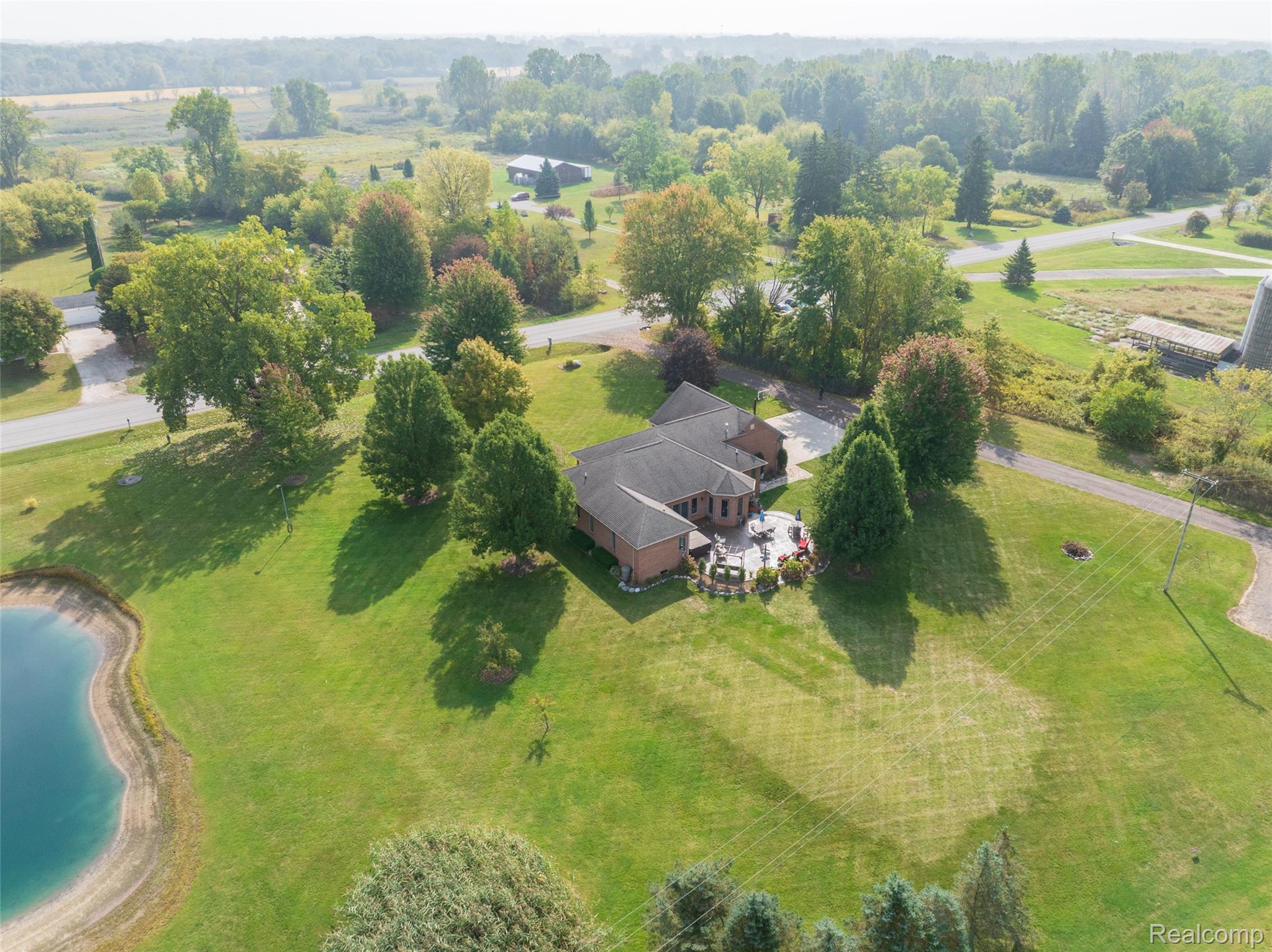7030 Marsh Road Marine City, MI 48039 - Photo 43 of 47 Aerial view of a large body of water