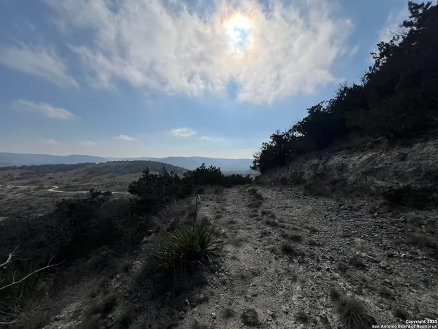 a view of city and mountain