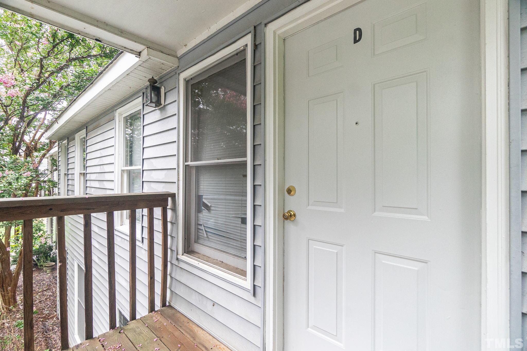 133 Bashford Road Raleigh, NC 27606 - Photo 33 of 45 a view of a balcony with wooden floor