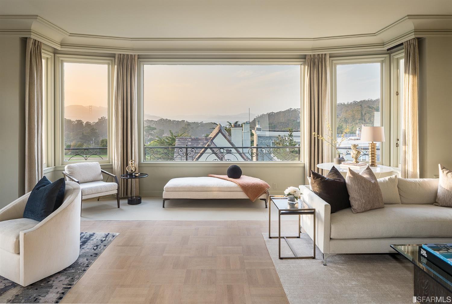 3498 Jackson Street San Francisco, CA 94118 - Photo 5 of 38 a living room with furniture and a large window