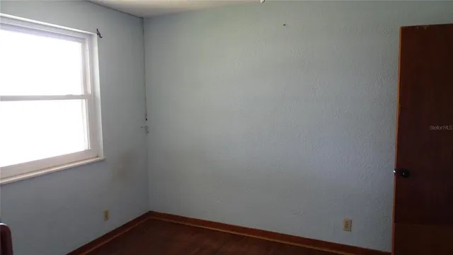 a small space with a window