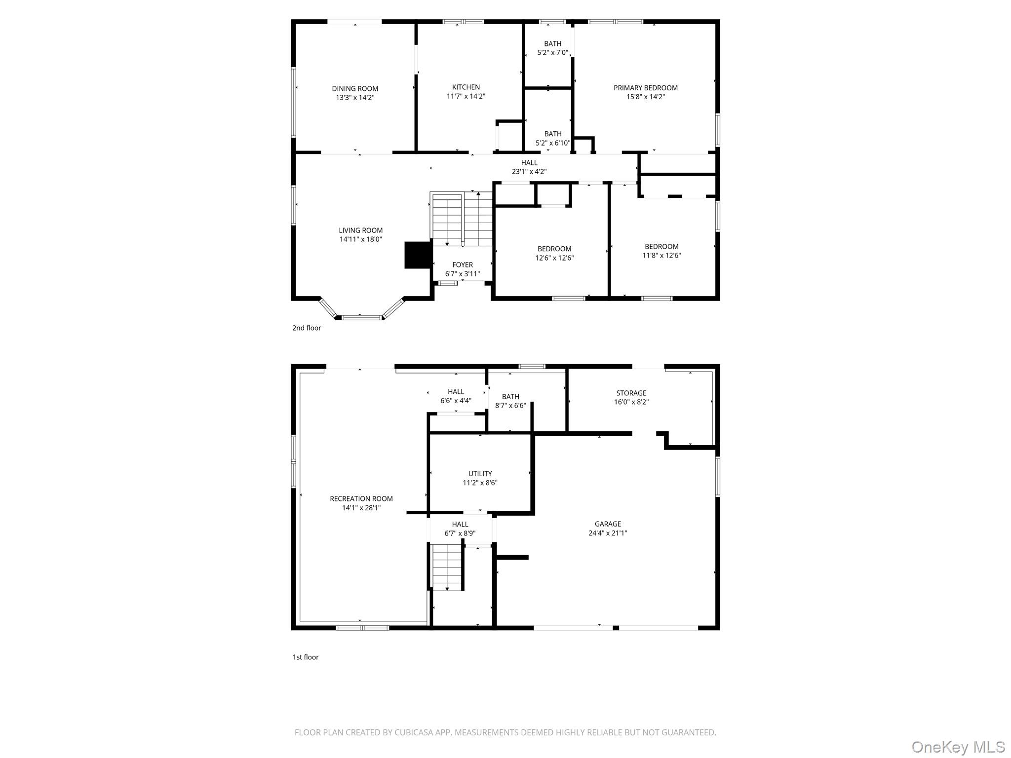 7 Cimarron Road Putnam Valley, NY 10579 - Photo 50 of 50 Both levels - floor plan