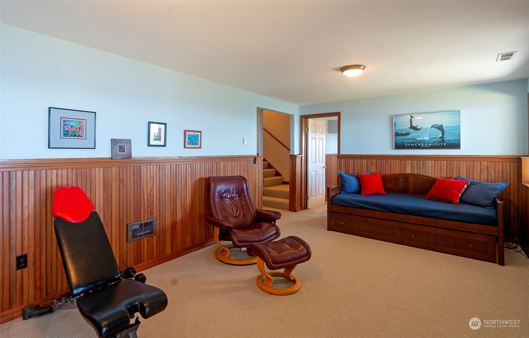 1313 Lopez Road Lopez Island, WA 98261 - Photo 25 of 31 a view of a room with gym equipment
