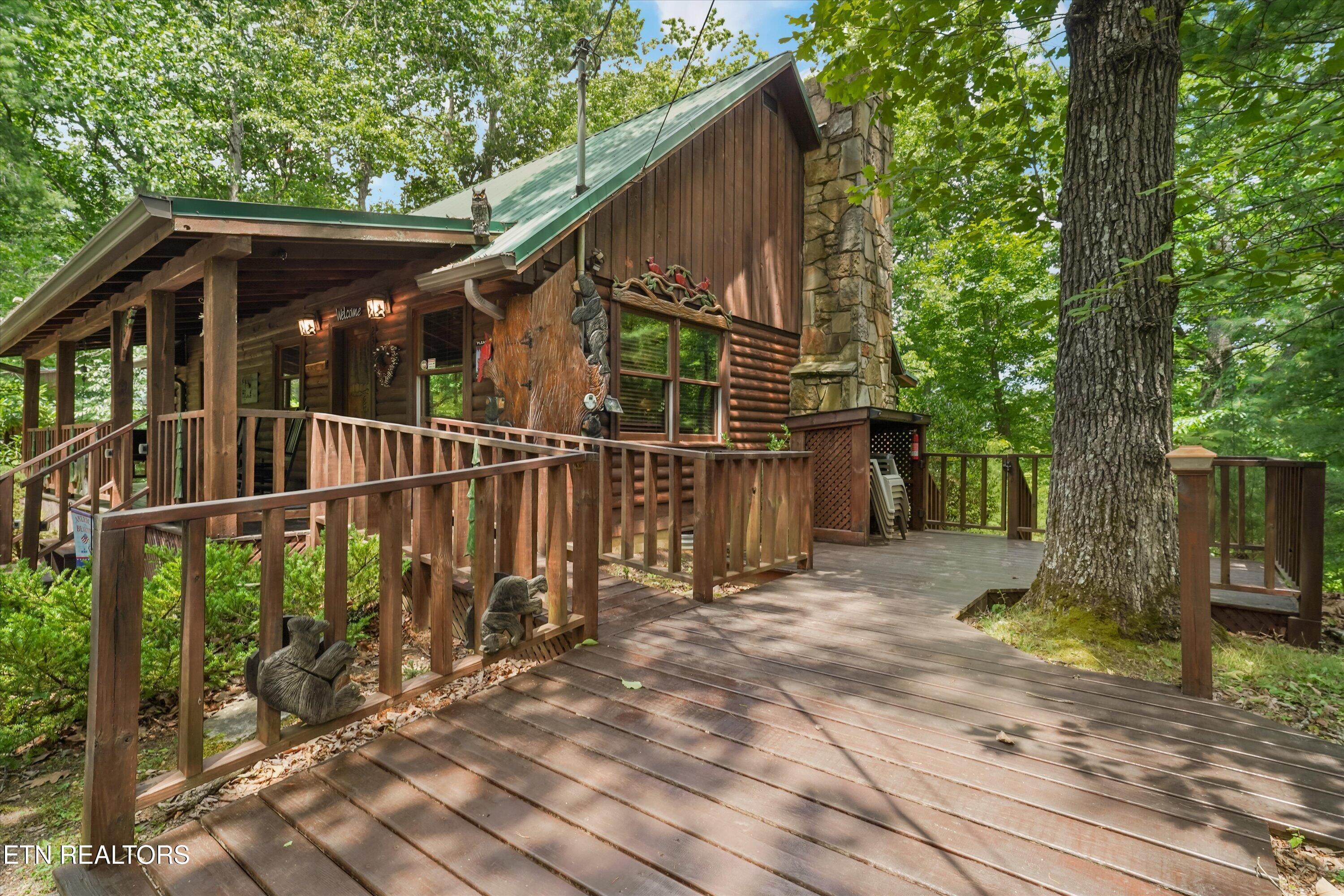 2308 Hidden Mountain Road Sevierville, TN 37876 - Photo 3 of 53 Front of Cabin
