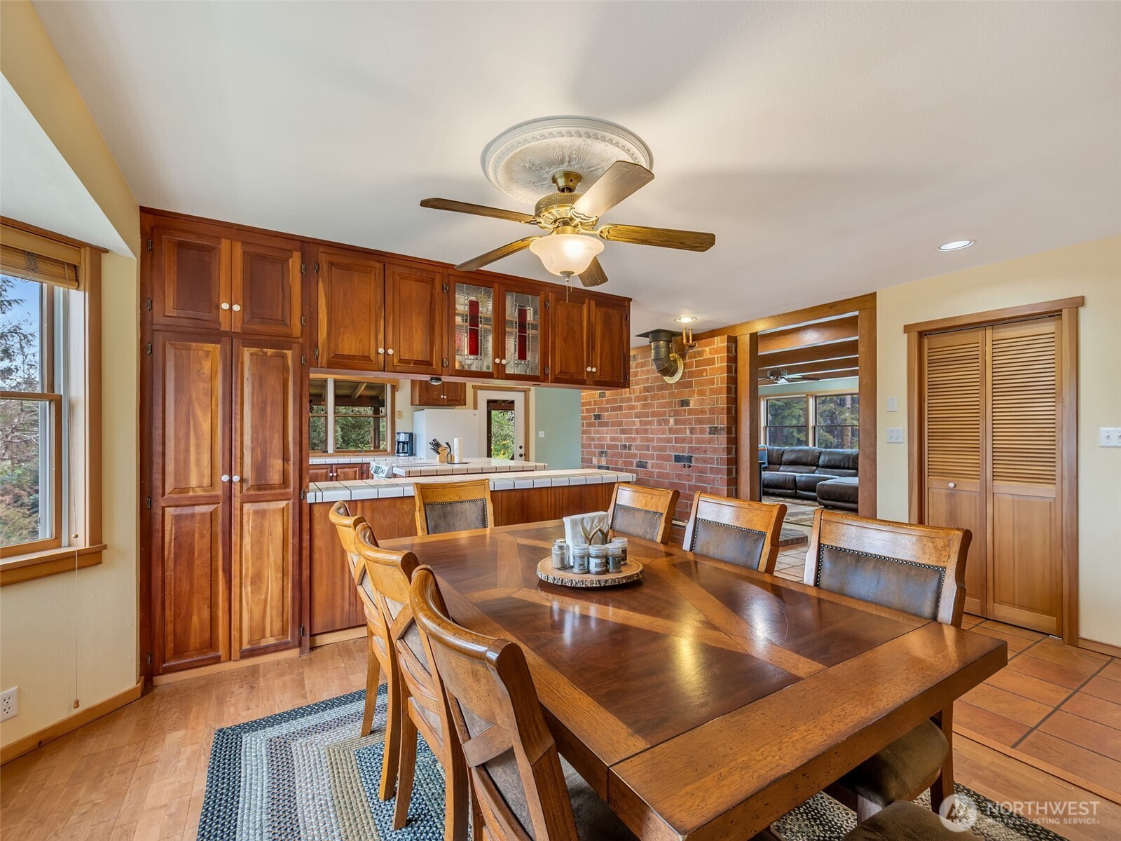 20003 Sandridge Road Long Beach, WA 98631 - Photo 12 of 39 a view of a dining room with furniture window and wooden floor