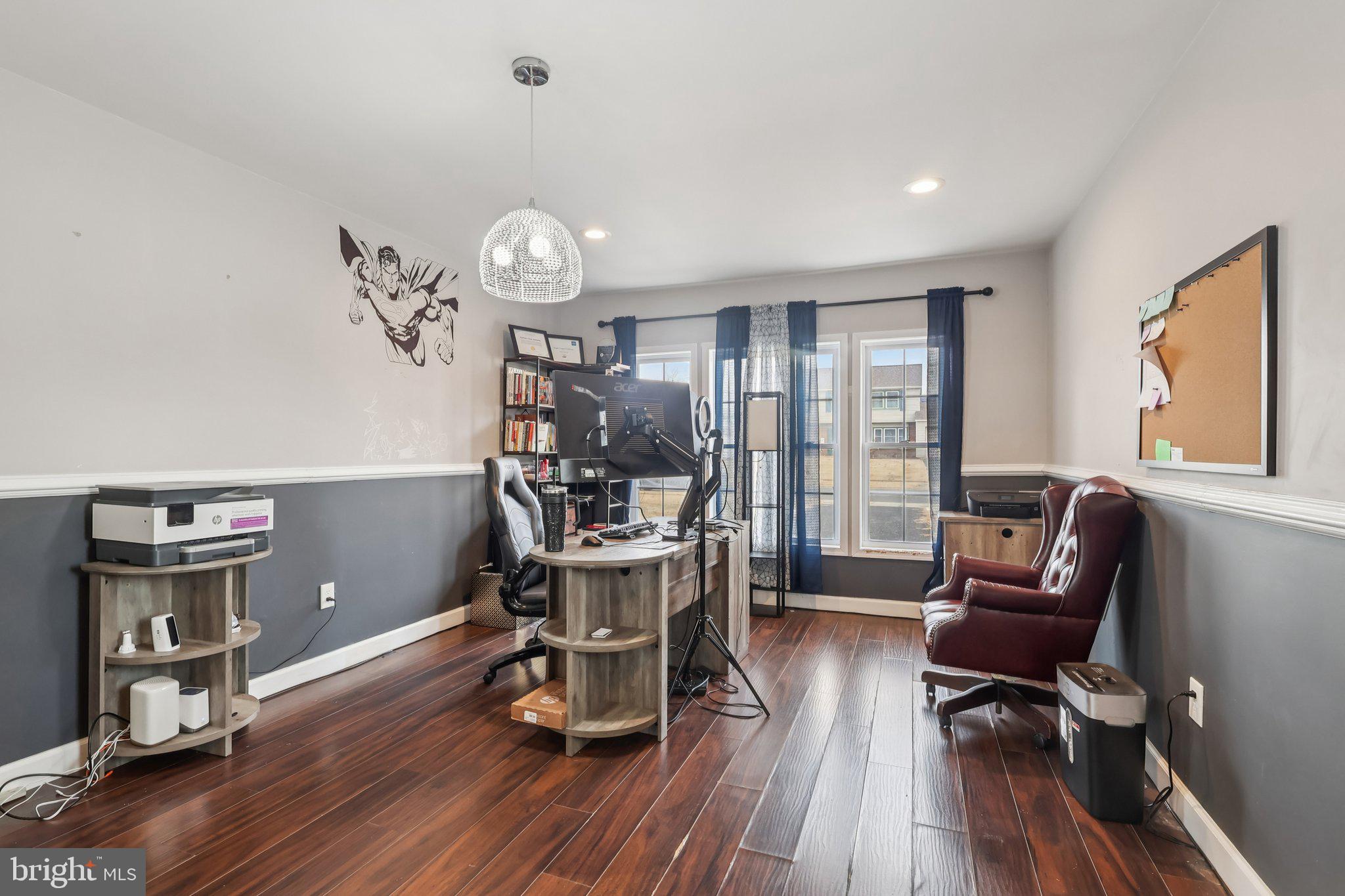71 Harrington Circle Willingboro, NJ 08046 - Photo 20 of 37 a view of a dining room with furniture a chandelier and wooden floor
