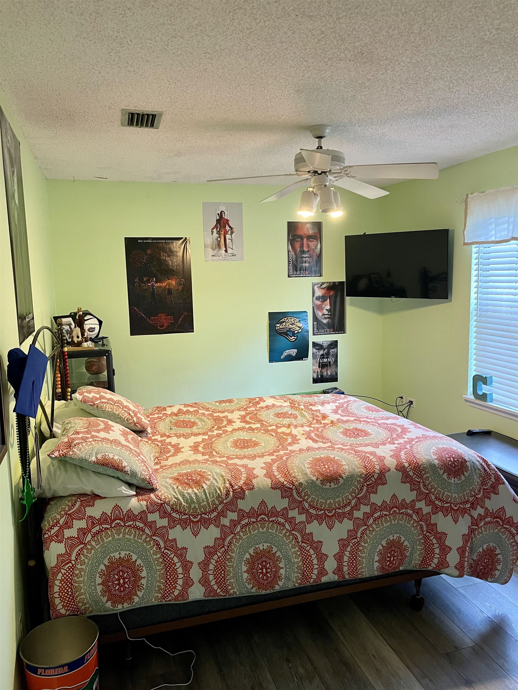 209 Gerona Road St. Augustine, FL 32086 - Photo 14 of 23 a bedroom with a bed and a flat screen tv