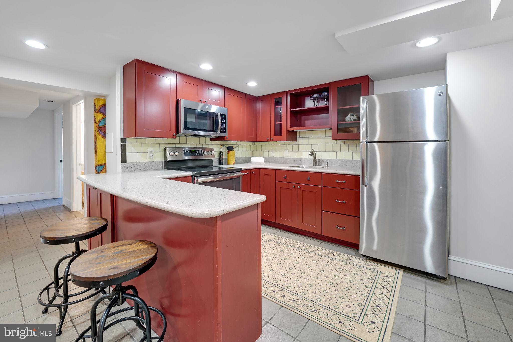 2733 35th Street Northwest Washington, DC 20007 - Photo 41 of 61 Lower Level Kitchen