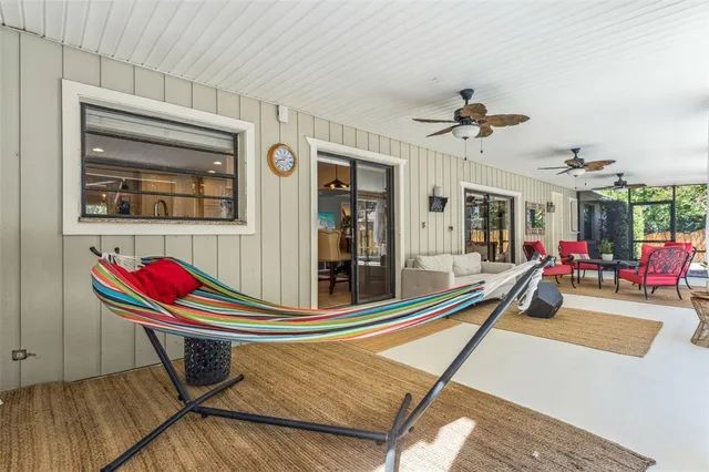 a room with musical instruments