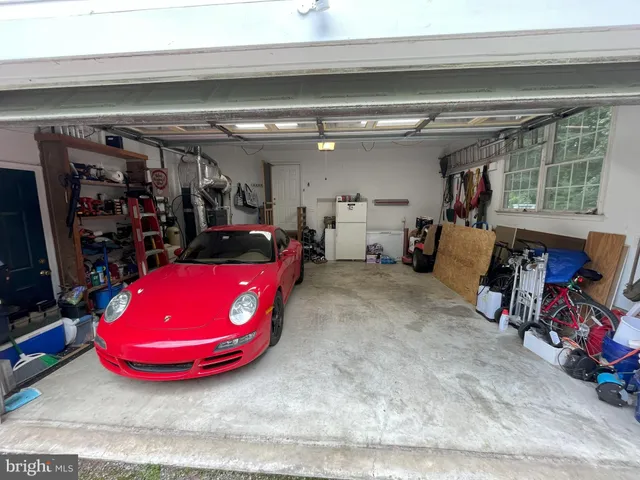 a room with gym equipment