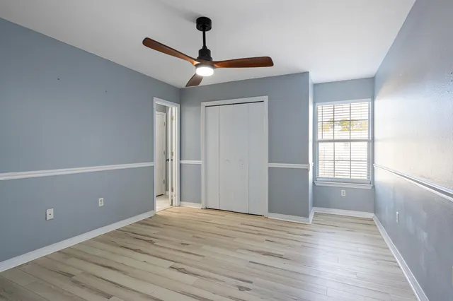wooden floor in an empty room