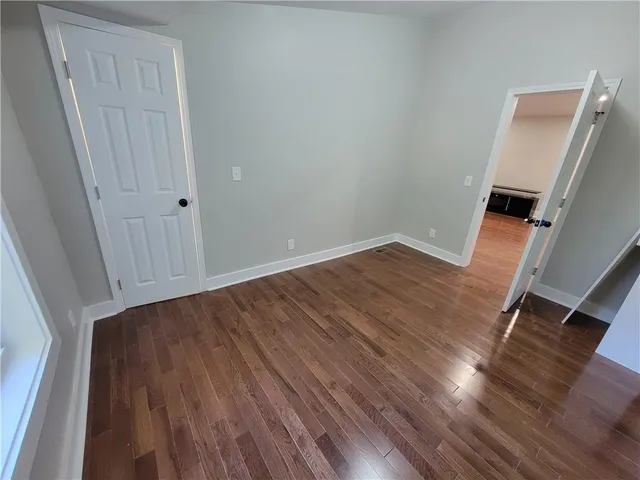wooden floor in an empty room