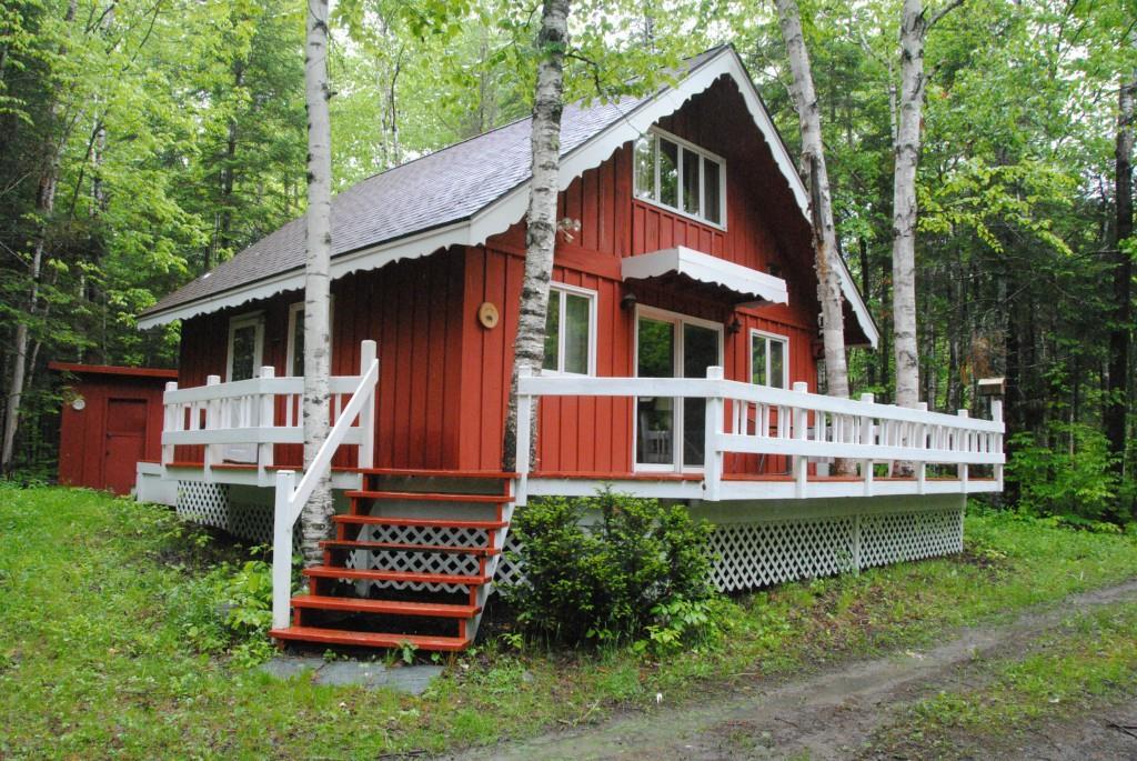 1008 Poplar Stream Road Carrabassett Valley, ME 04947 - Photo 2 of 23 Exterior front and side of camp,...